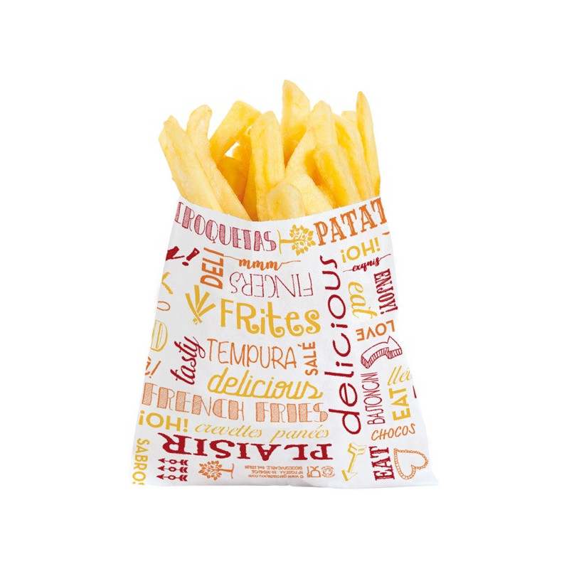 BOLSA Papel Papa 12 x 8 x 12 100g 1000u x 5