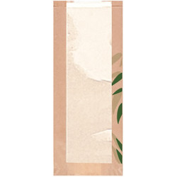 BOLSA Papel Ventana 14 x 4 x 35 500u