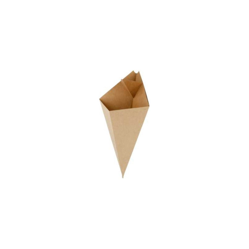 CONO Carton 16 x 27 250g 200u x 6 Kraft