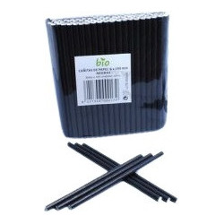 CAÑITA 14cm 0.6 100u x 10 Negra