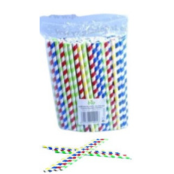 CAÑITA 20cm 0.8 100u x 60 Colores
