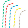 CAÑITA Flexible 23cm 0.6 250u x 24 Rayas