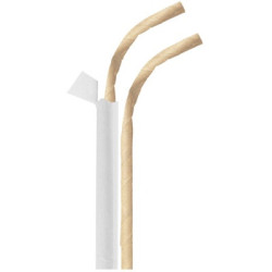 CAÑITA Papel Flex. 23cm 0.6 250u x 12 Natural Enf