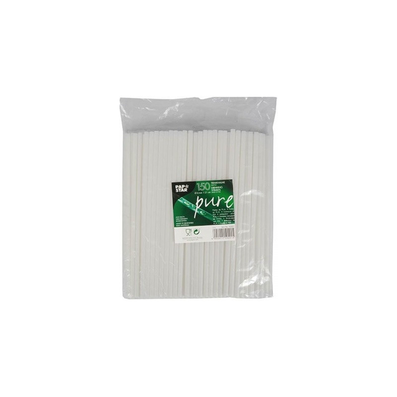 CAÑITA Rígida 21cm 0.6 150u x 10 Pla Bio