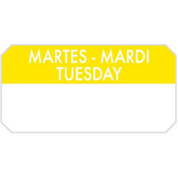ETIQUETAS 5 x 2.50 1000u Martes
