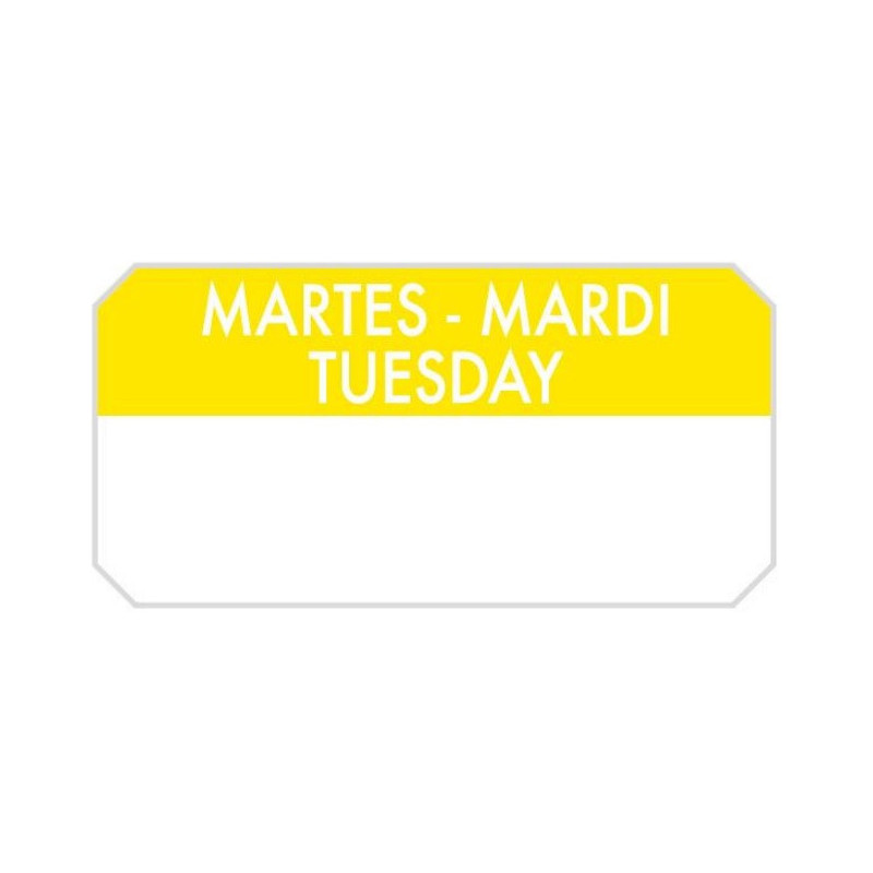 ETIQUETAS 5 x 2.50 1000u Martes