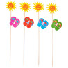 Adorno Helado Girasoles 100u