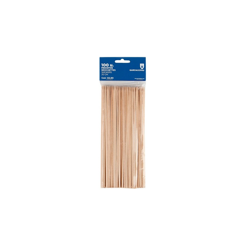 BROCHETA 20cm 100u x 20