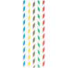 CAÑITA Rígida 25cm 0.8 100u x 50 Colores