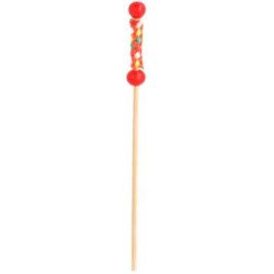 PALILLO Bambu Perla Rojo 100u
