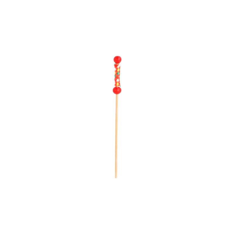 PALILLO Bambu Perla Rojo 100u
