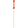 PALILLO Bambu Perla Rojo 100u