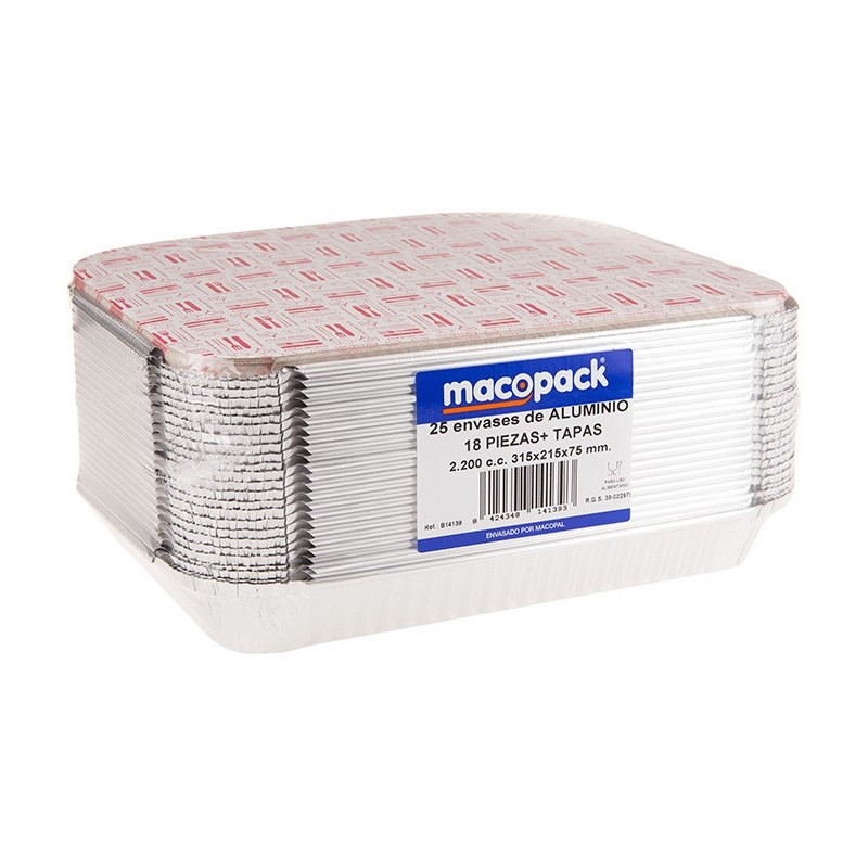 TAPA Env. Alum. Pollo 100u x 6 2600cc Ovala