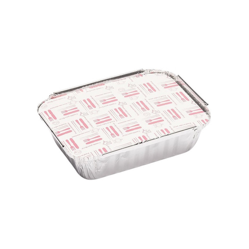 TAPA Envase Alum 14x19 100u x 10 650cc