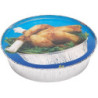 TAPA Envase Alum Pollo 125u x 4 1500cc Redondo