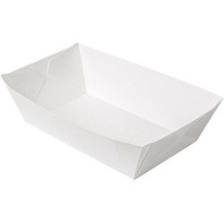 BARQUILLA Carton (17 x 9 x 6) 100u x 6 Blanca