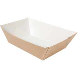 Barquilla Carton (17x 9.5x 6.5) 100u x 4 Kraft