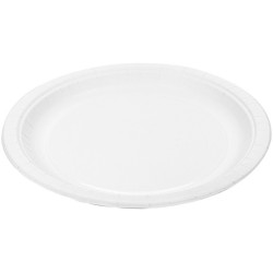 PLATO Carton 23Cm 50u x 10 Blanco