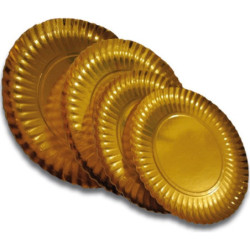PLATO Carton 27 cm 100u Oro