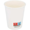 VASO Carton 240cc 8 onza 100u x 10 Blanco