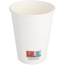 VASO Carton 360ml 12 Onza 100u x 20 Blanco