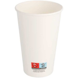 VASO Carton 480ml 16 Onza 50u x 20 Blanco