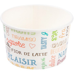 Vaso Helado carton 240cc 50u Parole