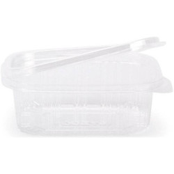 ENVASE Plast Fino 250cc 50u x 12 Ovalado