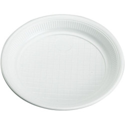 PLATO Plastico 17cm 100u x 24