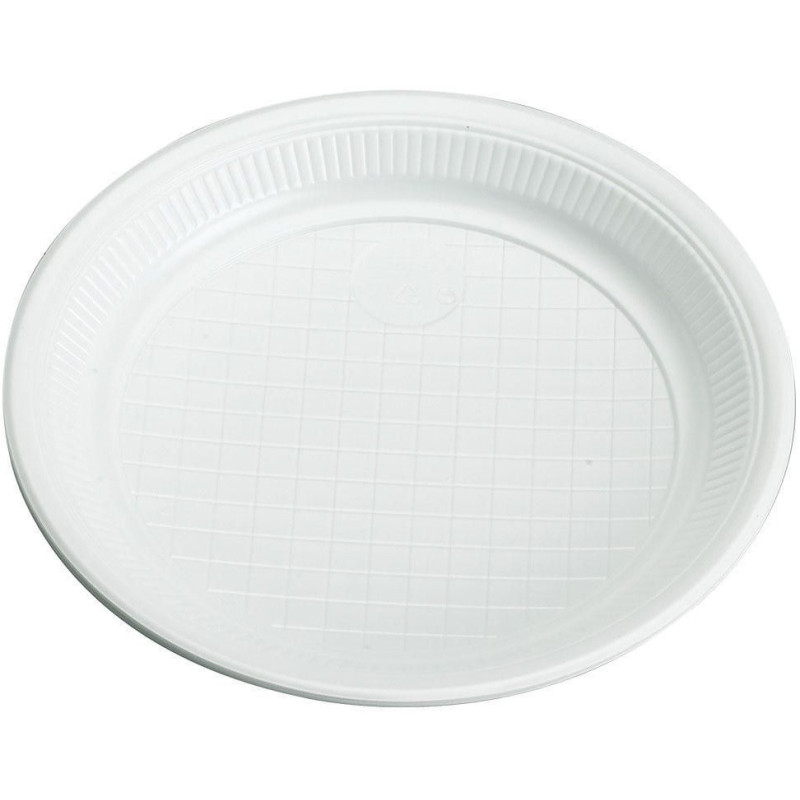 PLATO Plastico 17cm 100u x 24