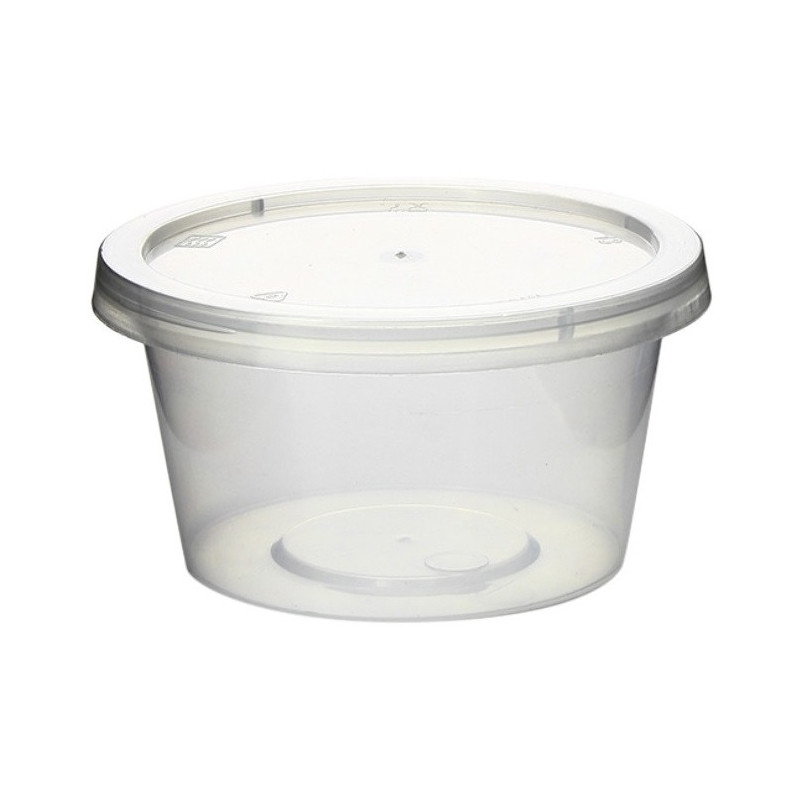 TARRINA Plast 250cc 50u x 10 Tapa TCC