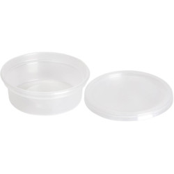 TARRINA Plast 250cc 50u x 10 Tapa