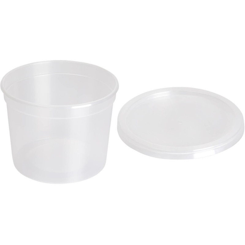 TARRINA Plast 750cc 50u x 20 Tapa