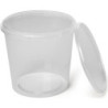 TARRINA Plast 1000cc 50u x 10 Tapa
