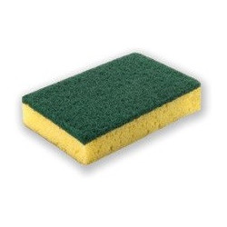 ESTROPAJO Verde - Amarillo 12u G.de Pomez