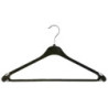 PERCHA Plástico 42 x 23 Negra 100u