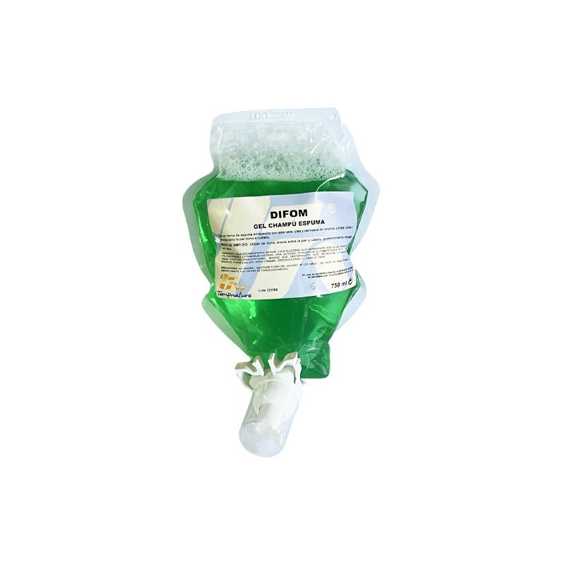 GEL Mano Bolsa Espuma 750ml Difom