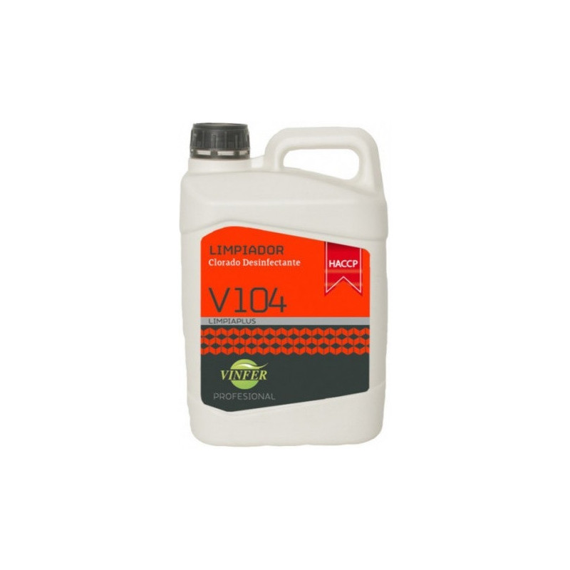 LIMPIADOR Higienizante Clorado 5L V104