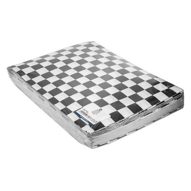 MANTELIN Negro-blanco 43 x 31 500u x 4