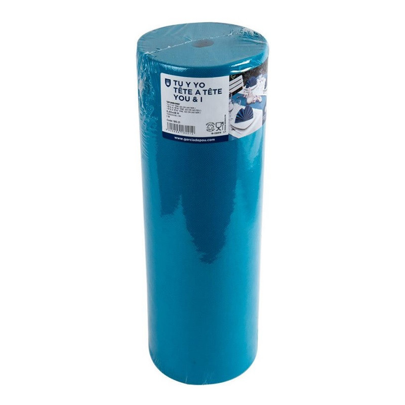 MANTELIN Rollo Azul Turquesa 40cm x 48m