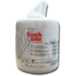 ROLLO Fibra Blanca 20cm x10m 6u Brite 3m