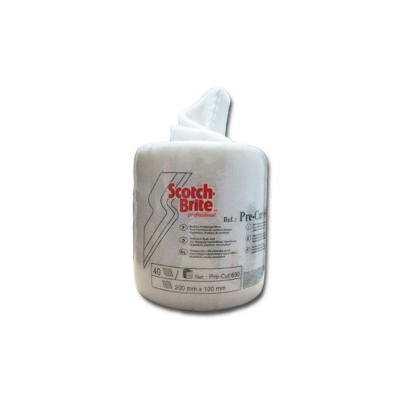 ROLLO Fibra Blanca 20cm x10m 6u Brite 3m