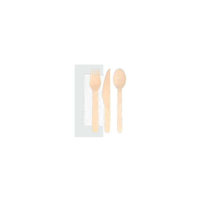 Set Serv.Cuchillo.Tenedor.Cuchara 100u x 5 (GARCIA DE POU)