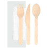 Set Serv.Cuchillo.Tenedor.Cuchara 100u x 5 (GARCIA DE POU)