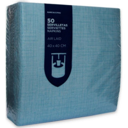 SERV Airlaid 40 x 40 50u x 14 Turquesa