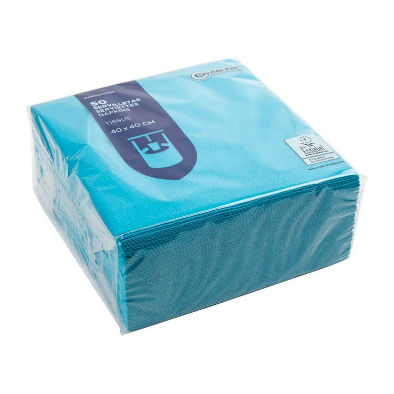 SERV Doble Azul turquesa T 40 x 40 50u x 24