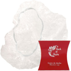 GORRO Ducha Transp 100u x 5 caja Roja