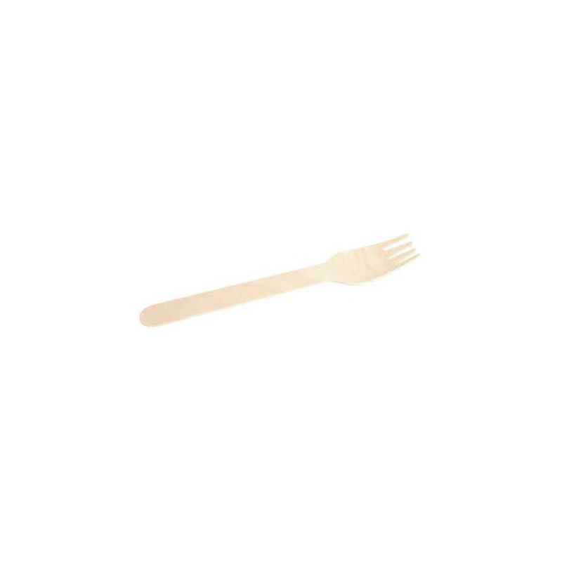 TENEDOR Madera 100u x 20