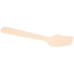CUCHARA Helado Madera 9.5cm 100u x 20